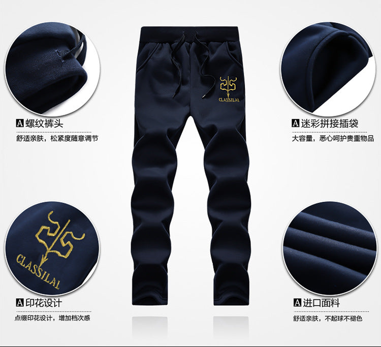 Coldker Men Winter Outfits Casual Tracksuits Warm Clothes Men Two Piece Outfits Fashion Sets