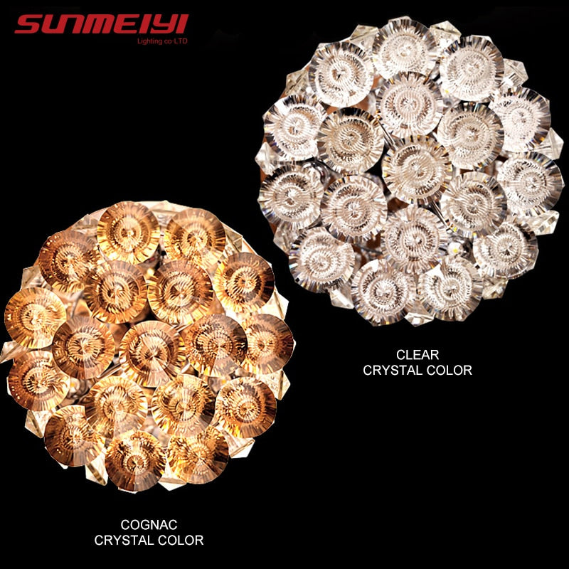 Modern Crystal LED Ceiling Light