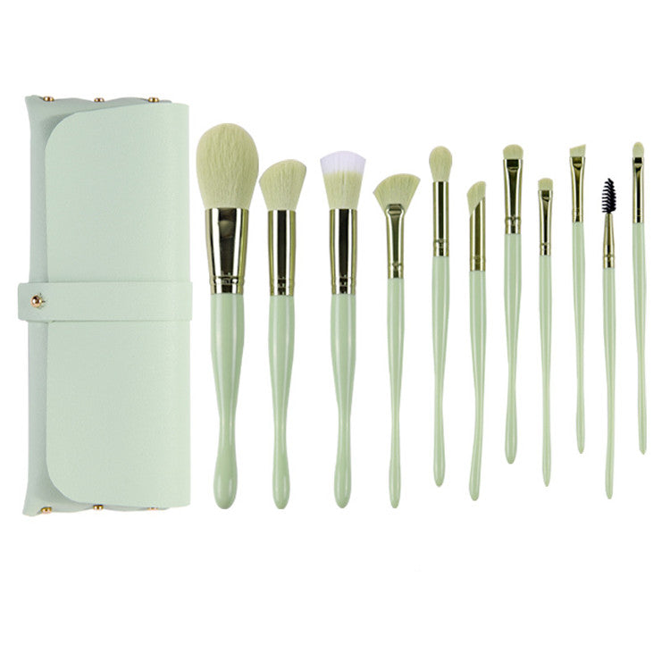 Foundation professional purple beauty makeup brushes with bag