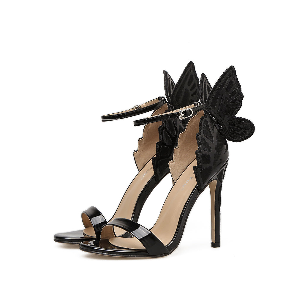 Butterfly stilettos party wear sandals classic womens high heel Apparel & Accessories > Shoes