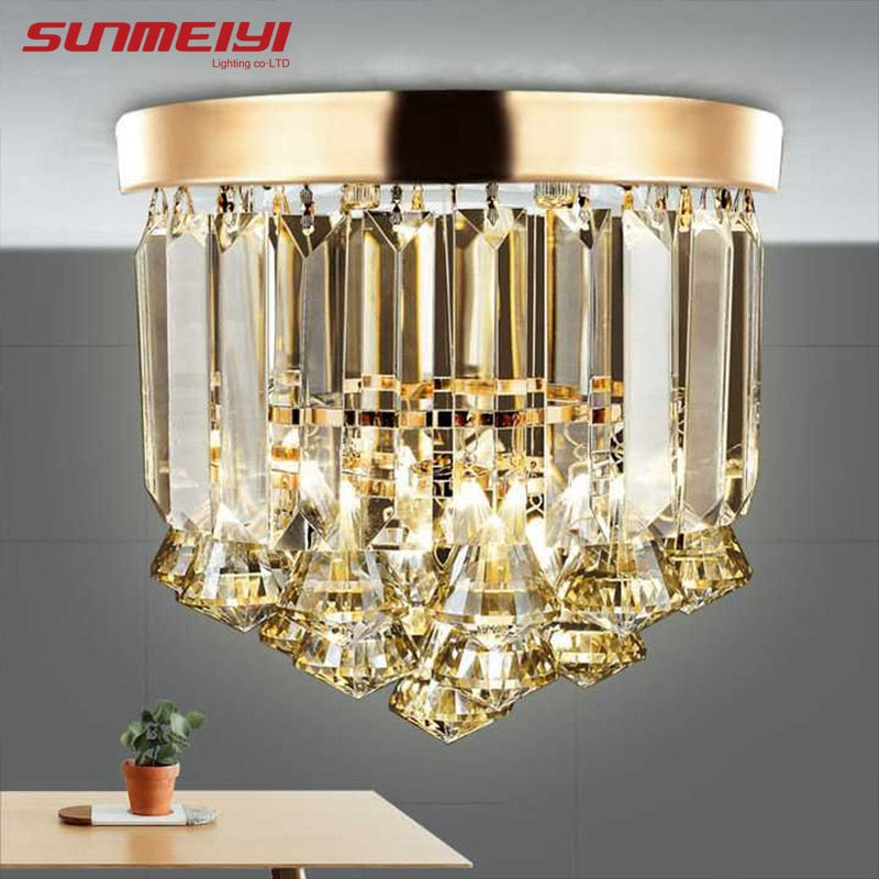 Modern Crystal LED Ceiling Light