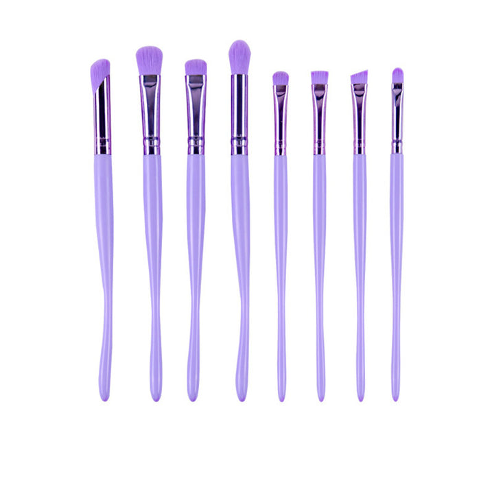 Foundation professional purple beauty makeup brushes with bag