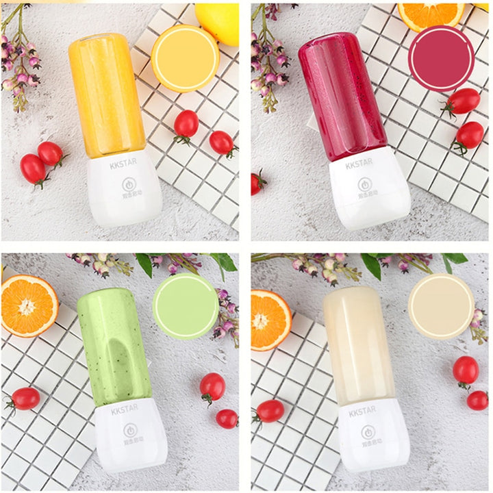 450ml USB Portable Rechargeable Blender Multi-Function Juicer Mini Juice Cup Food Soymilk Fruit Food Squeezer Kitchen Tool