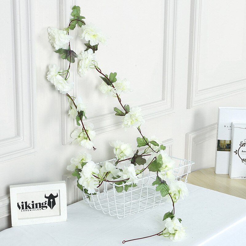 2 3m artificial cherry blossom flowers garland ivy décor silk vine arc décor