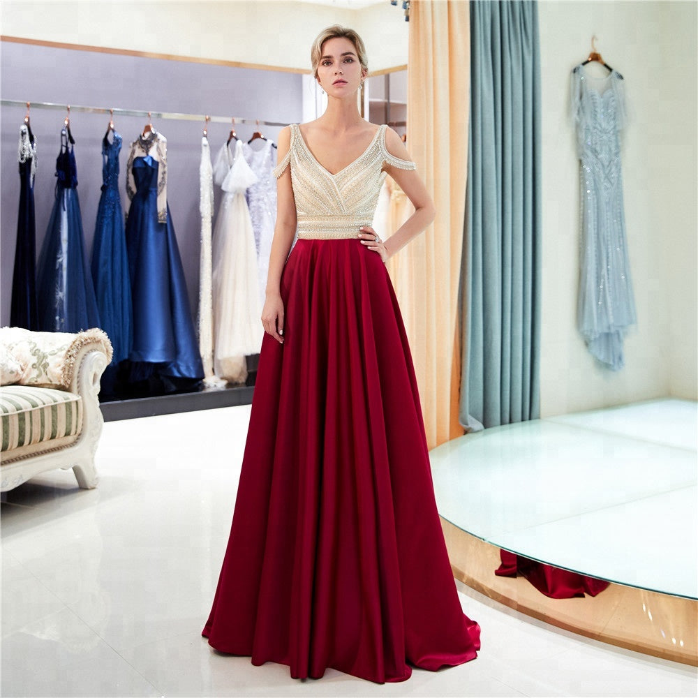 Hot selling maxi party dresses women evening gowns