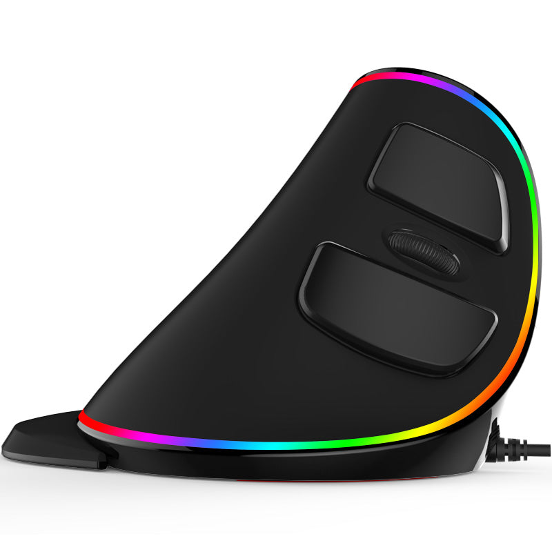 Delux m618 right hand 4000 dpi 6d e sport rgb wired wireless gaming mouse