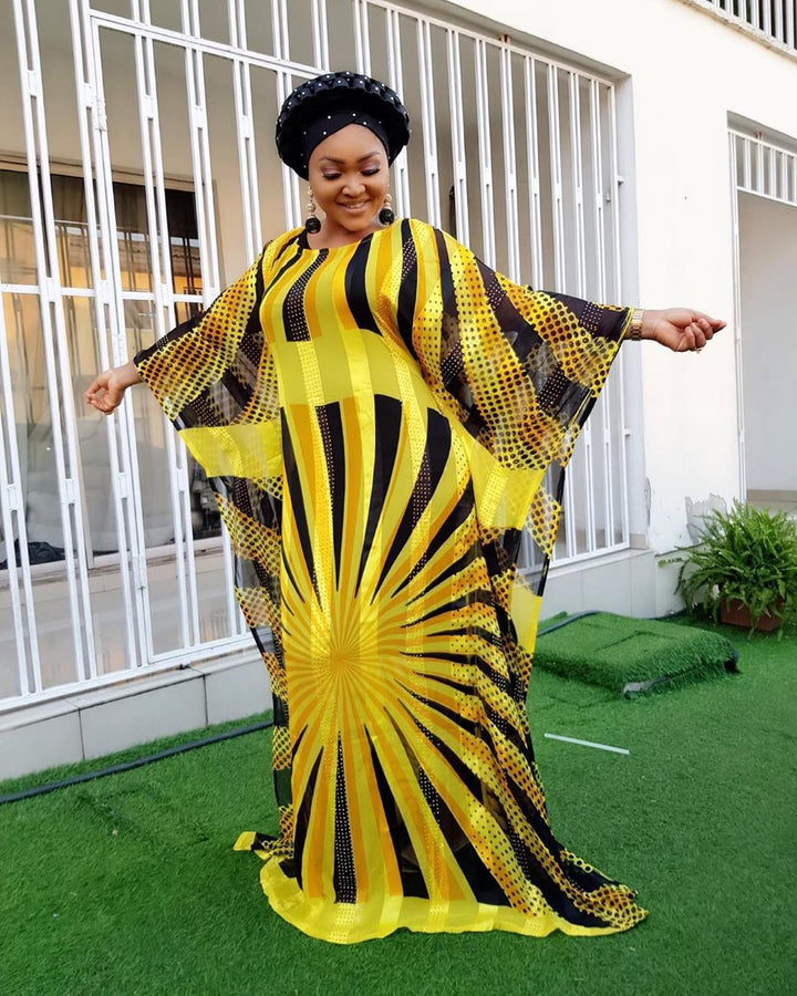 Long Maxi Dress 2020 African Dresses for Women Dashiki Summer Plus Size Dress Ladies Traditional African Clothing Dreess