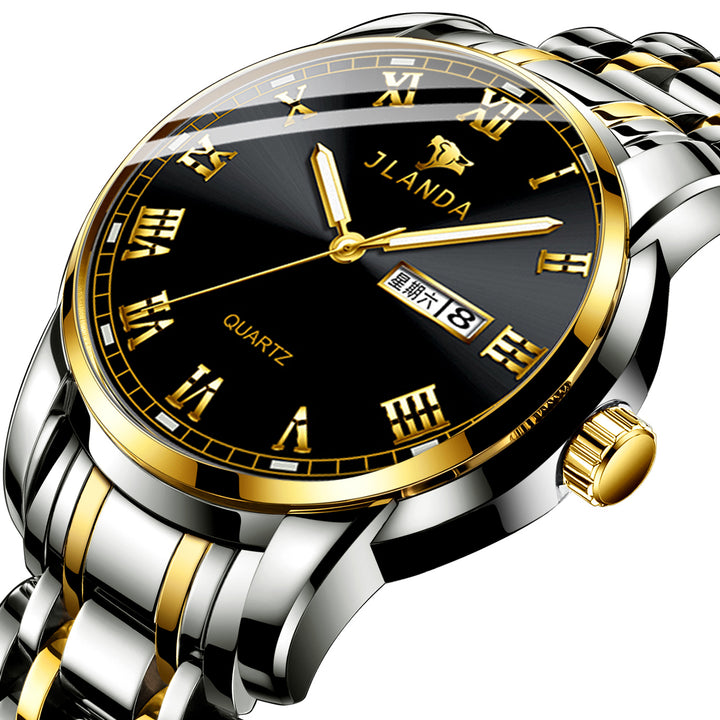 Luxury waterproof quartz brand wristwatches for men