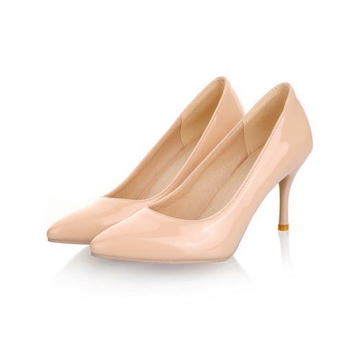 MORAZORA Big Size 34-46 2021 New Fashion High Heels Women Pumps Thin Heel Classic White Red Nude Beige Sexy Ladies Wedding Shoes