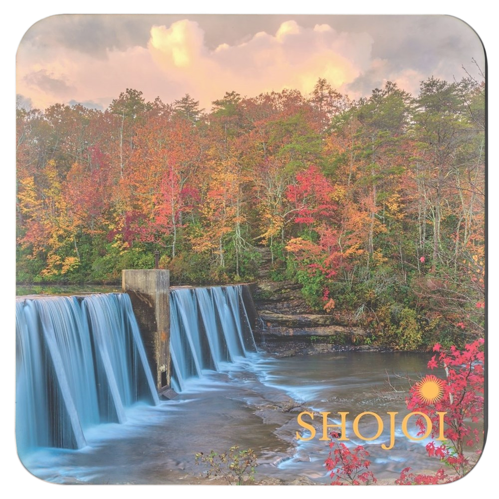 Fall landscapes coaster set