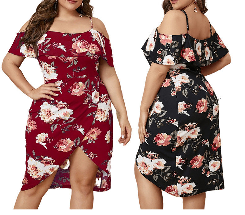 factory new arrive fall women clothing floral layered ruffle off shoulder