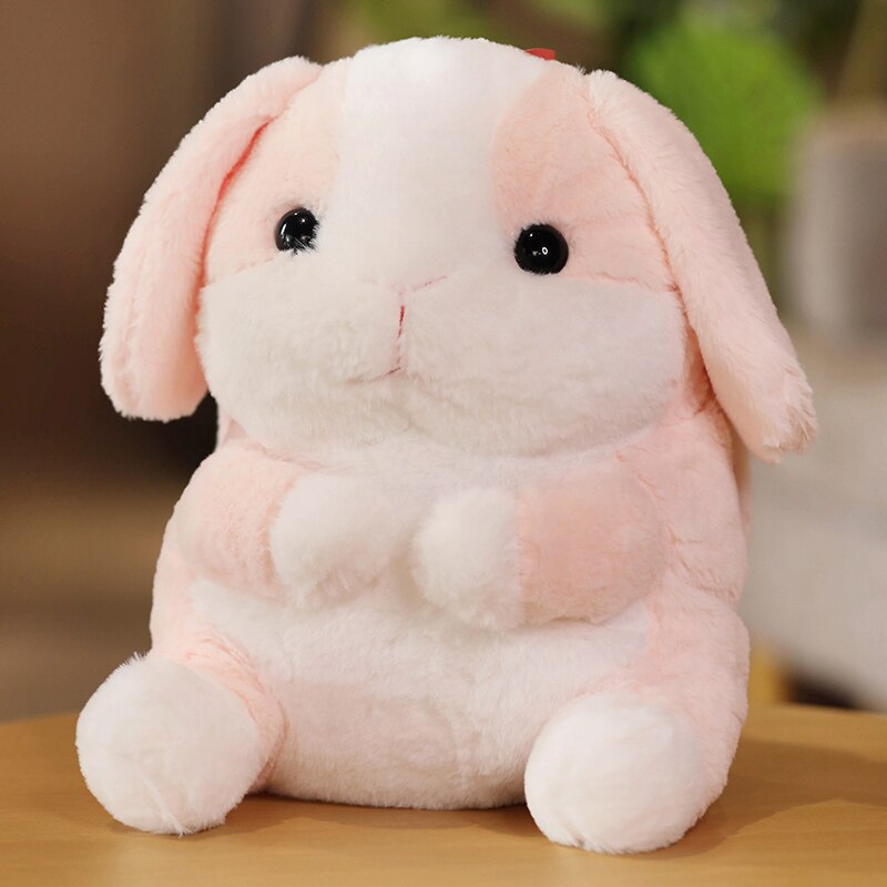 Gifls furry rabbit cartoon plush shoulder bags