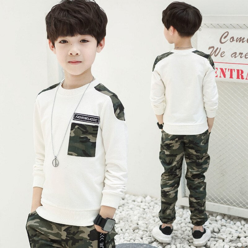 Boys Clothing Set Children Clothing Sets Camouflage Kids Clothes Boy Suits for Boys Clothes Kids Tracksuit 5 6 7 8 9 10 11 Years