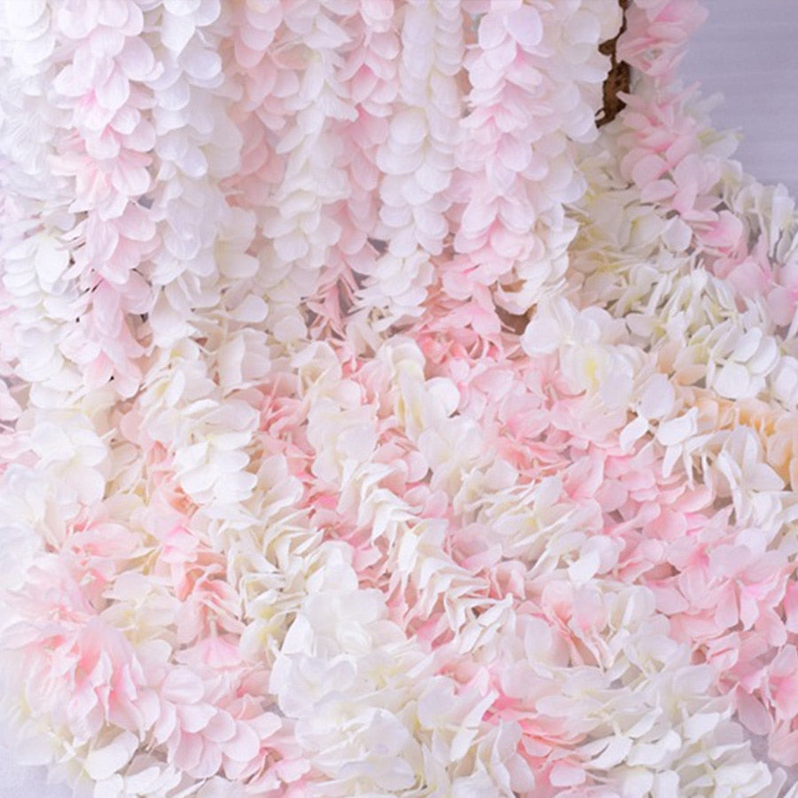 100CM Artificial Cherry Blossom Vine Silk Flowers-Party Wedding Ceiling Decor