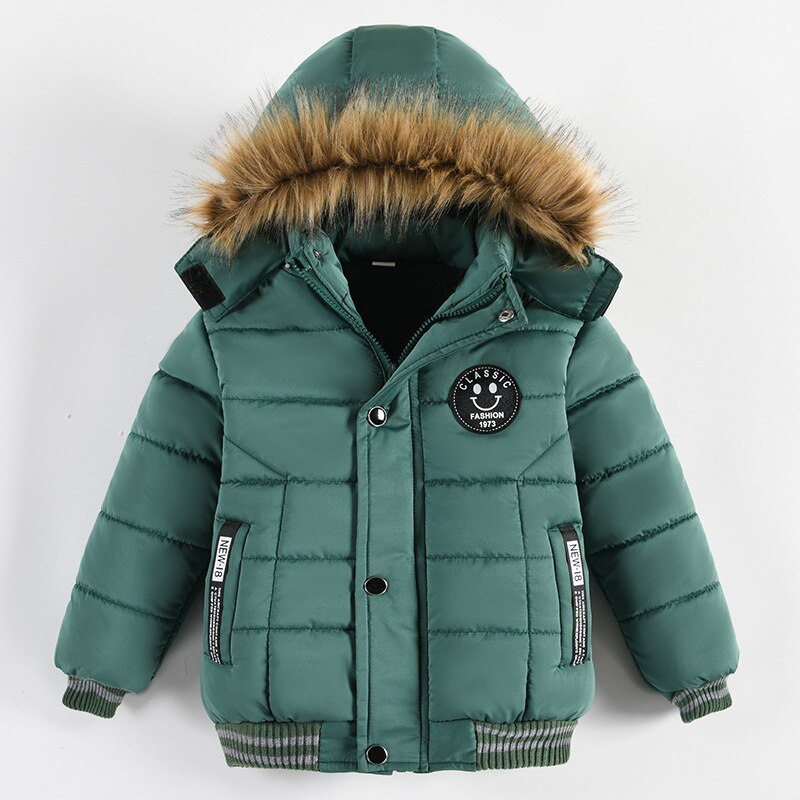 Autumn Winter Baby Boys Jacket Jacket for Boys Children Jacket Kids Hooded Warm Outerwear Coat for Boy Clothes 2 3 4 5 Yrs