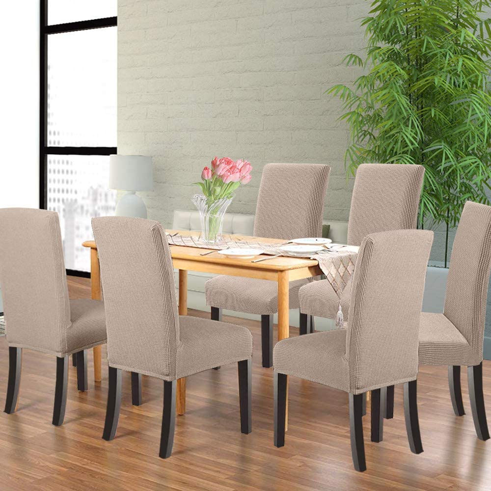 Stretch dining room chair slipcovers spandex