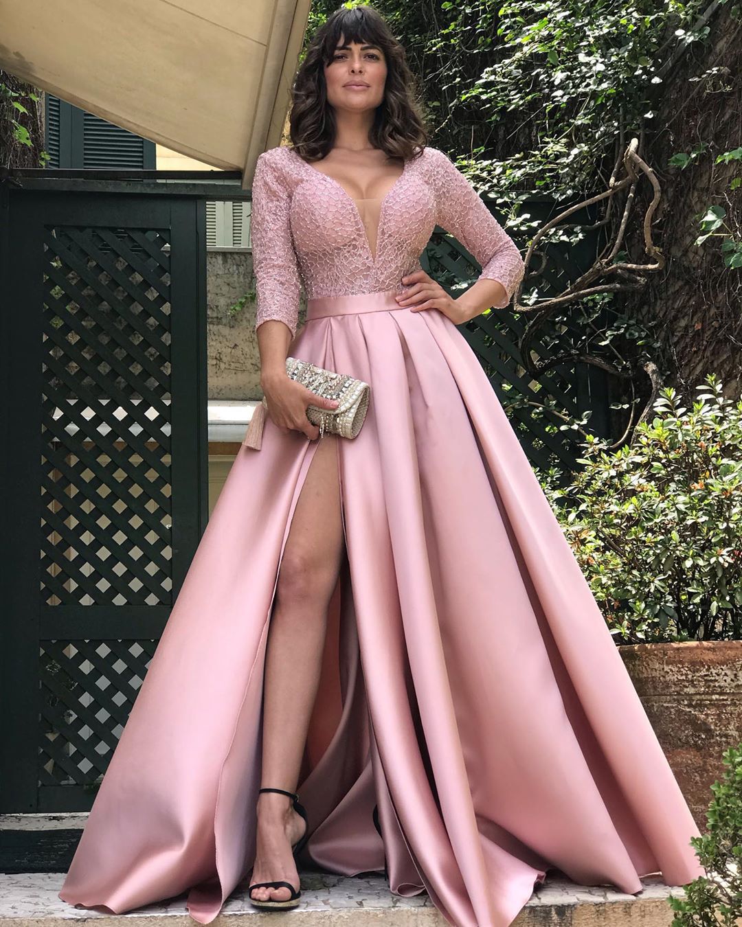 Trendy women prom dress for wedding party dress