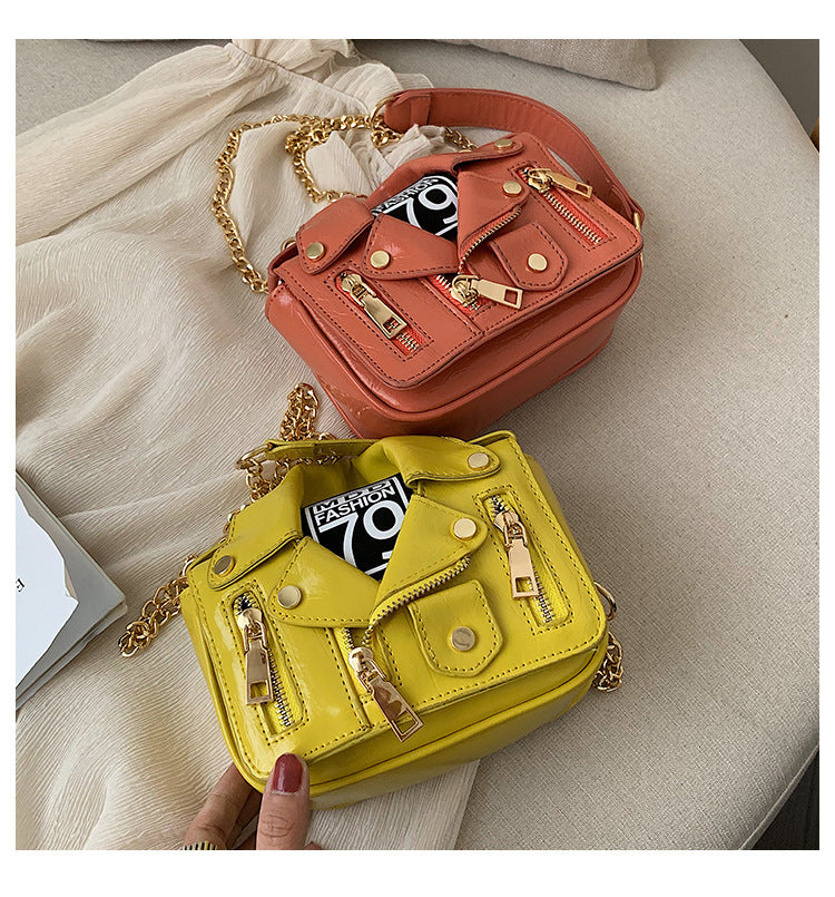 Small chain jacket crossbody bag girls mini purse Apparel & Accessories > Handbag & Wallet Accessories