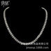 Fashion 3rows zirconia earring necklace bridal jewelry sets