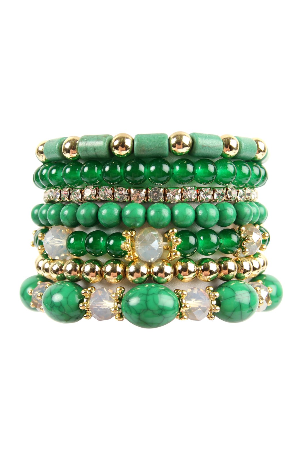 Multibead stackable bracelet