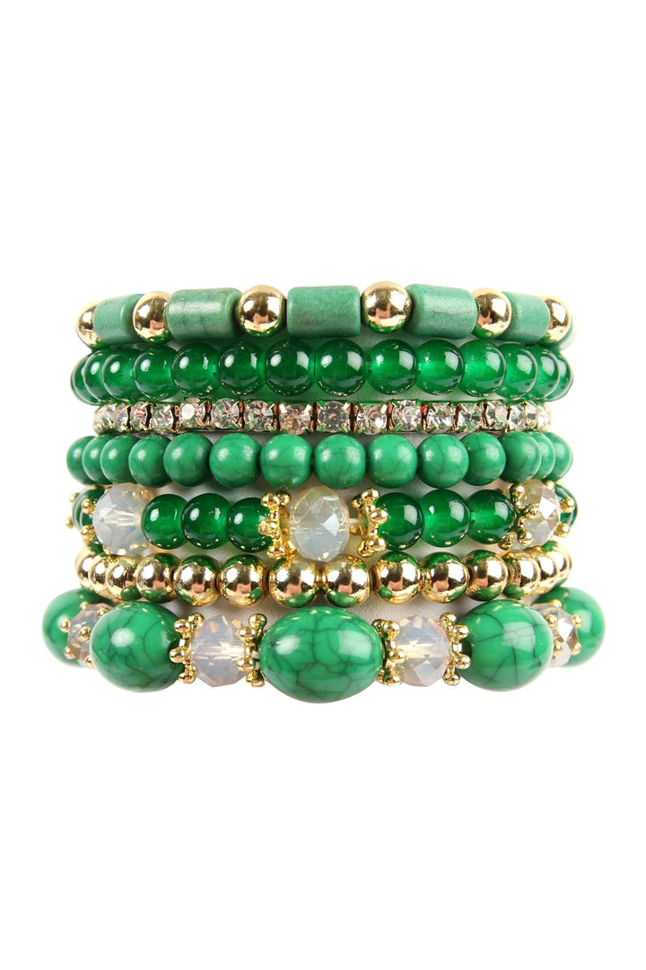 Multibead stackable bracelet