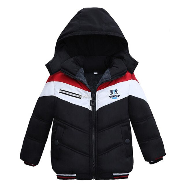 Autumn Winter Baby Boys Jacket Jacket for Boys Children Jacket Kids Hooded Warm Outerwear Coat for Boy Clothes 2 3 4 5 Yrs