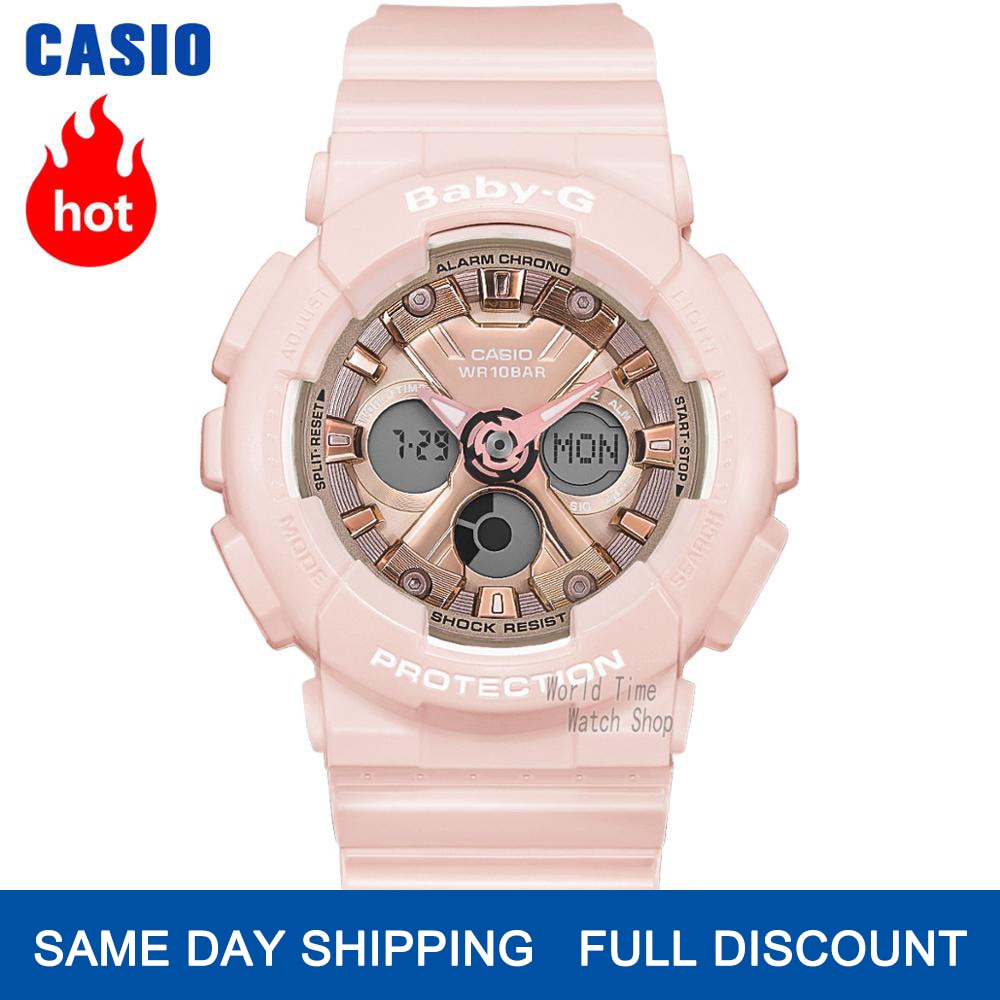 Casio women watch set luxury brand 100m waterproof led digital quartz sport