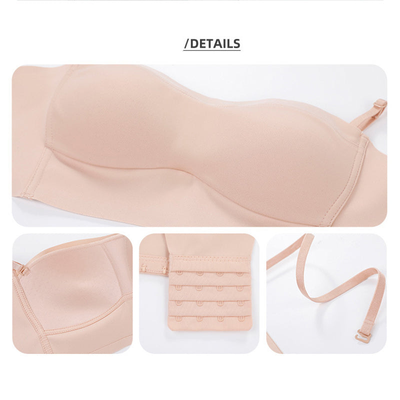 Ladies Strapless Bra Seamless Closed Bra No Steel Ring  Bra