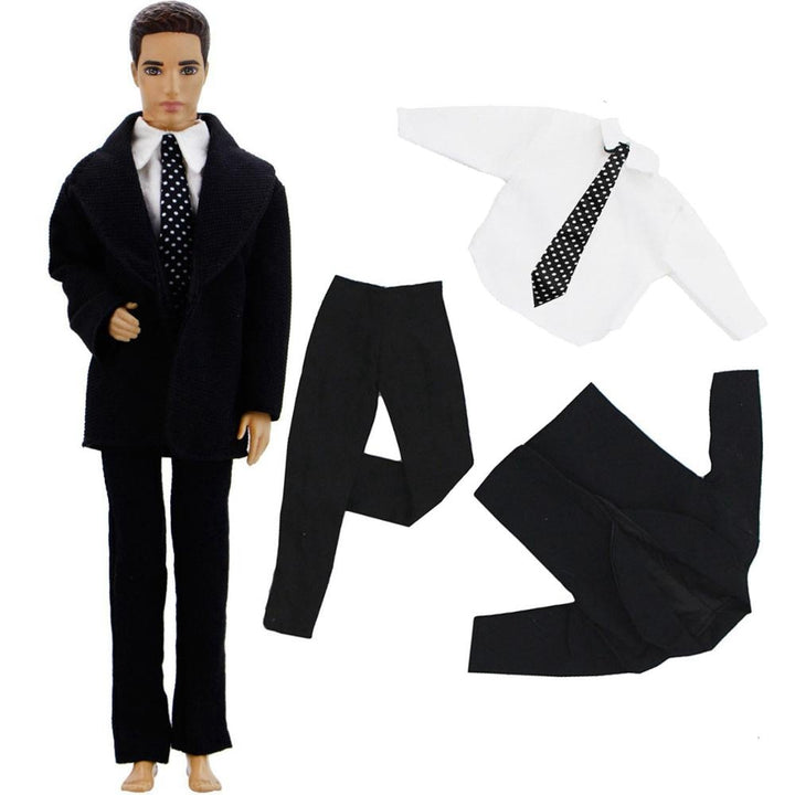 Handmade male barbie doll accessories mens outfit shirts coat trousers tuxedo