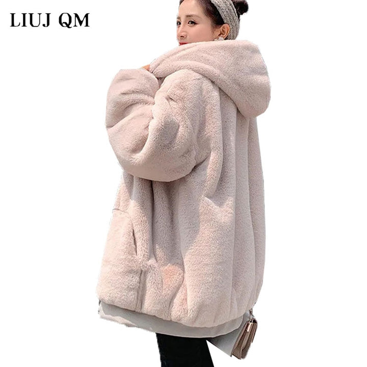 Winter thich warm fauz fur new fashion coat