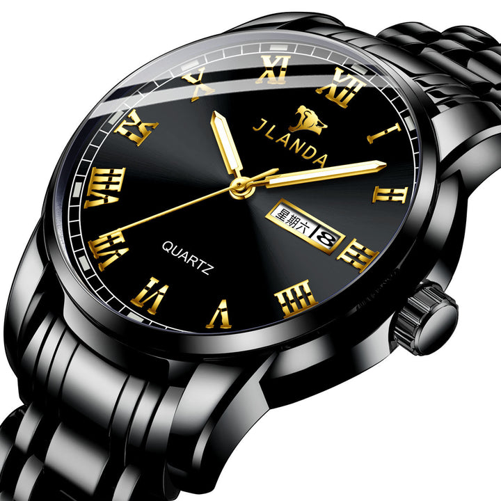 Luxury waterproof quartz brand wristwatches for men