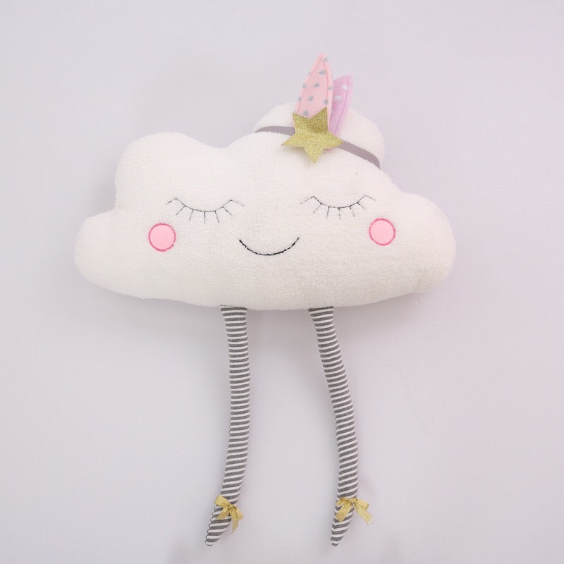 Cloud plush pillow stuffed cartoon soft cloud toy cushion