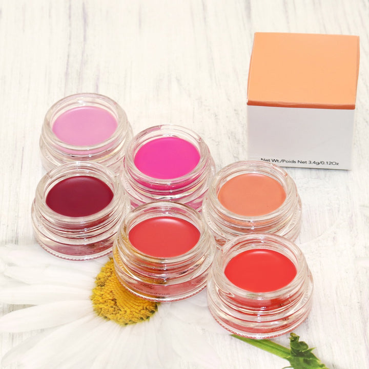 Coloretes cream blush and lip tint 6 colors waterproof blusher beauty