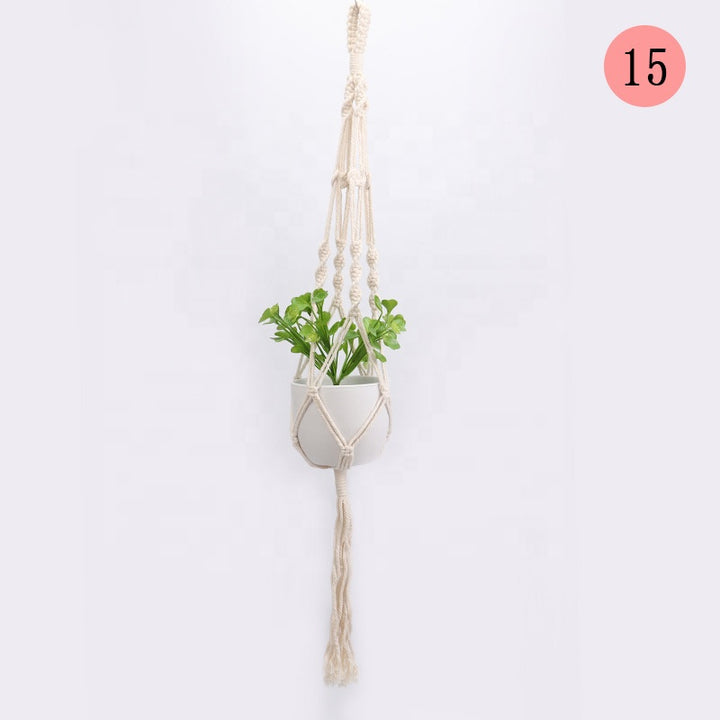 100 handmade macrame plant flower pot hanger for wall decoration