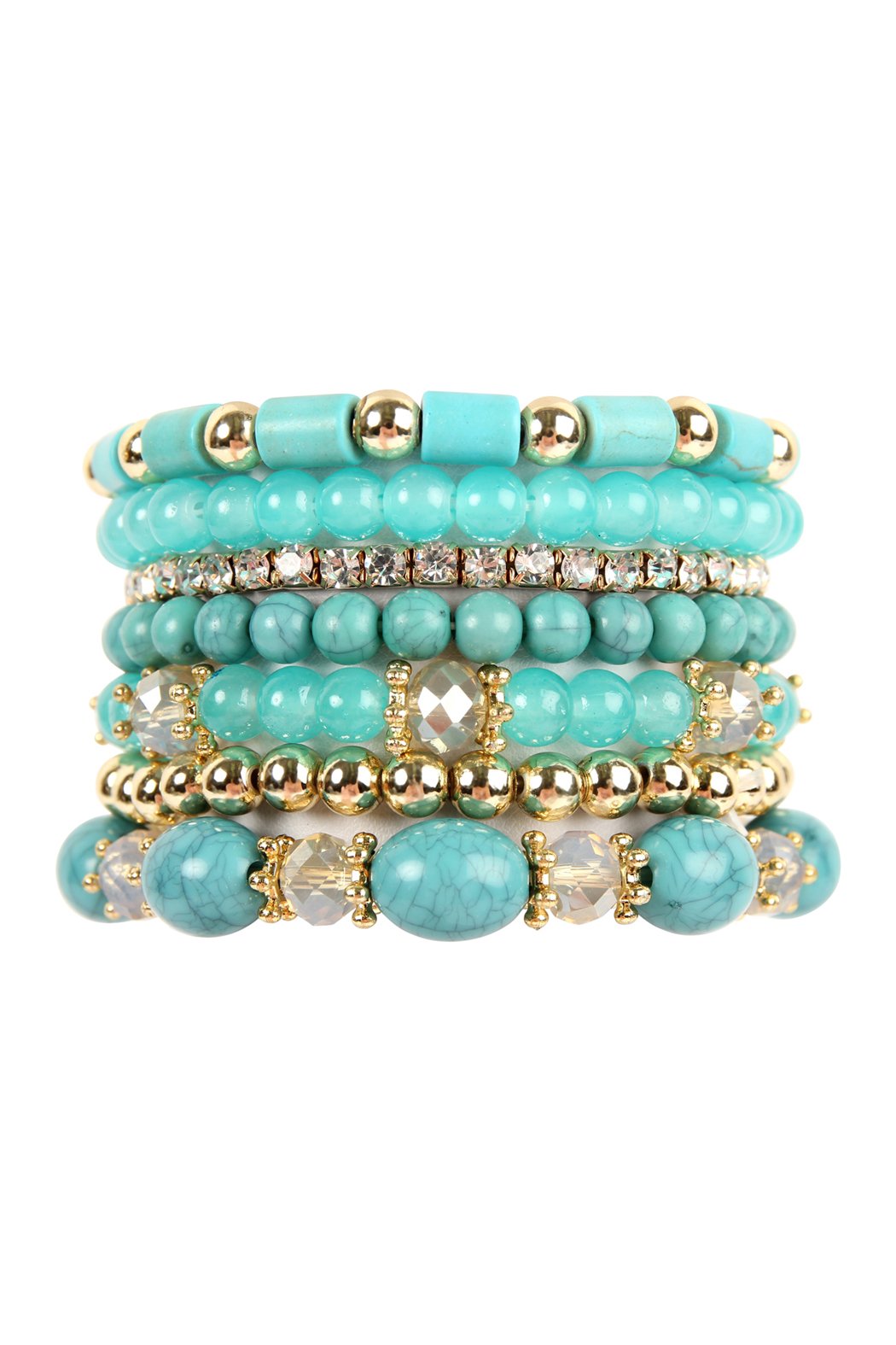 Multibead stackable bracelet