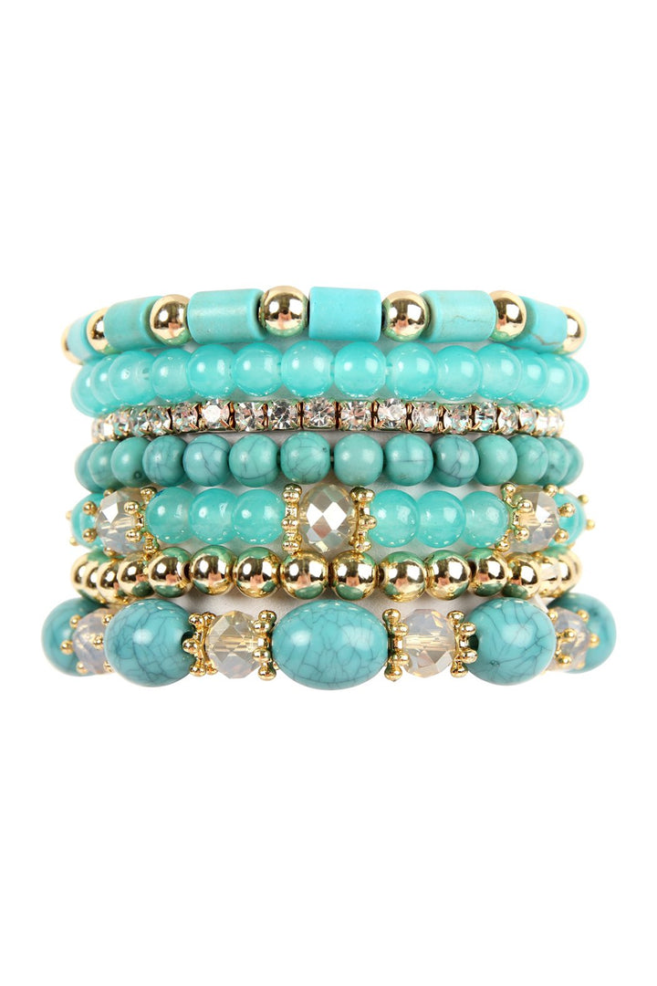 Multibead stackable bracelet