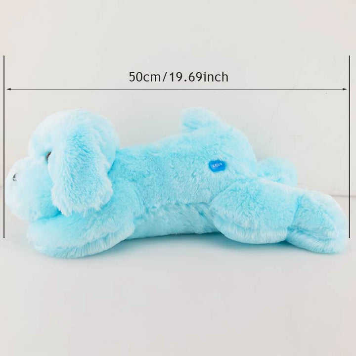 50 35cm colorful luminous led light toy stuffed dog