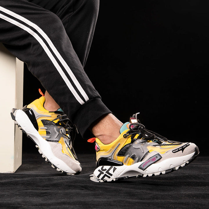 Colorful mens sneakers breathable chunky Apparel & Accessories > Shoes trainers