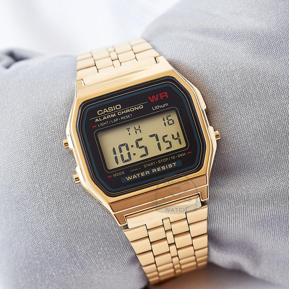 Casio gold set brand luxury led digital waterproof quartz mens sport military watch