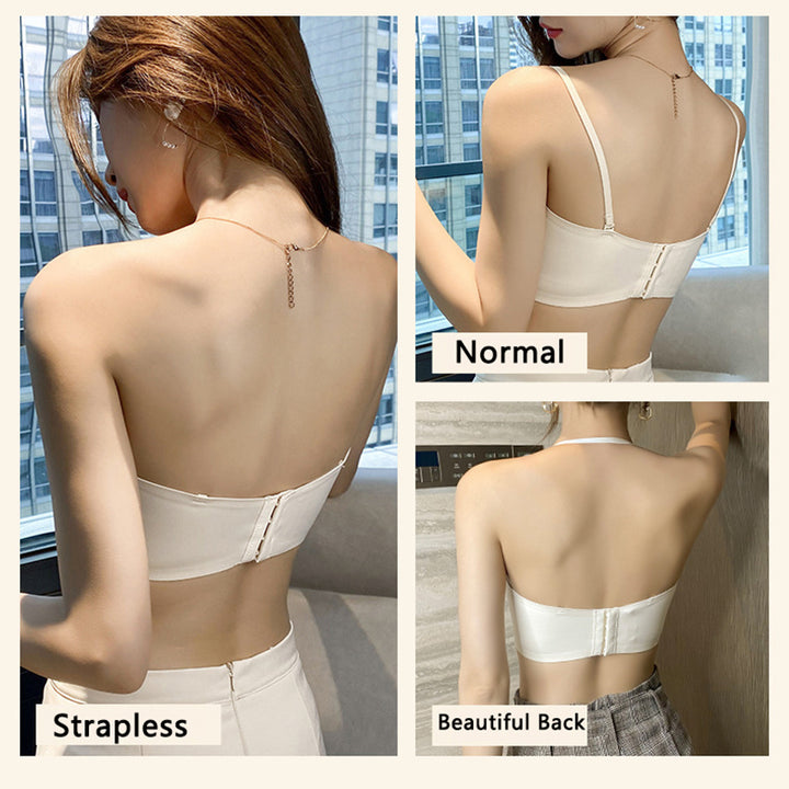 Ladies Strapless Bra Seamless Closed Bra No Steel Ring  Bra