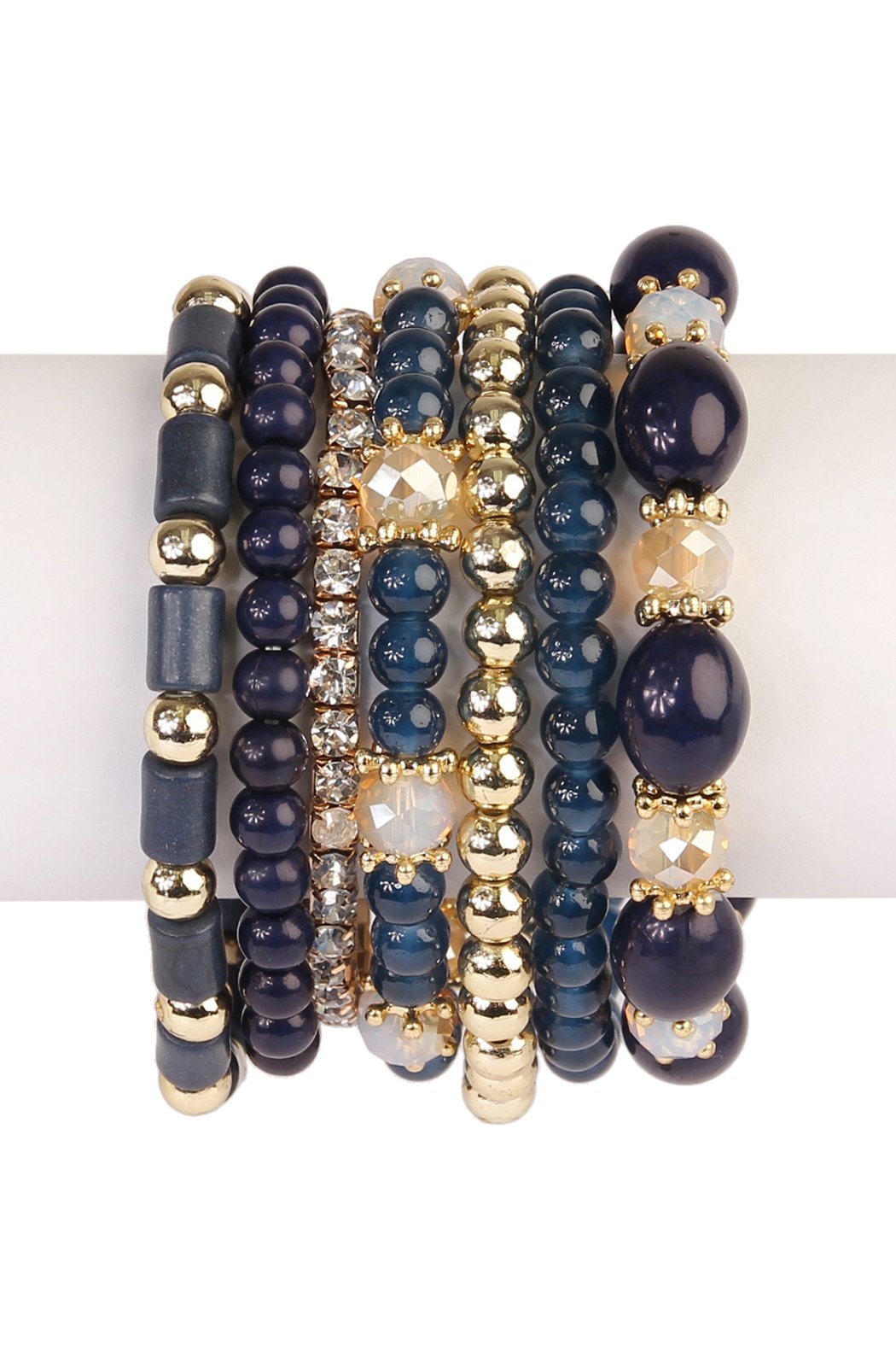 Multibead stackable bracelet