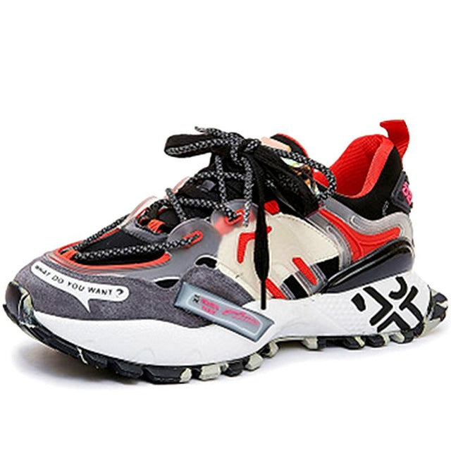 Colorful mens sneakers breathable chunky Apparel & Accessories > Shoes trainers