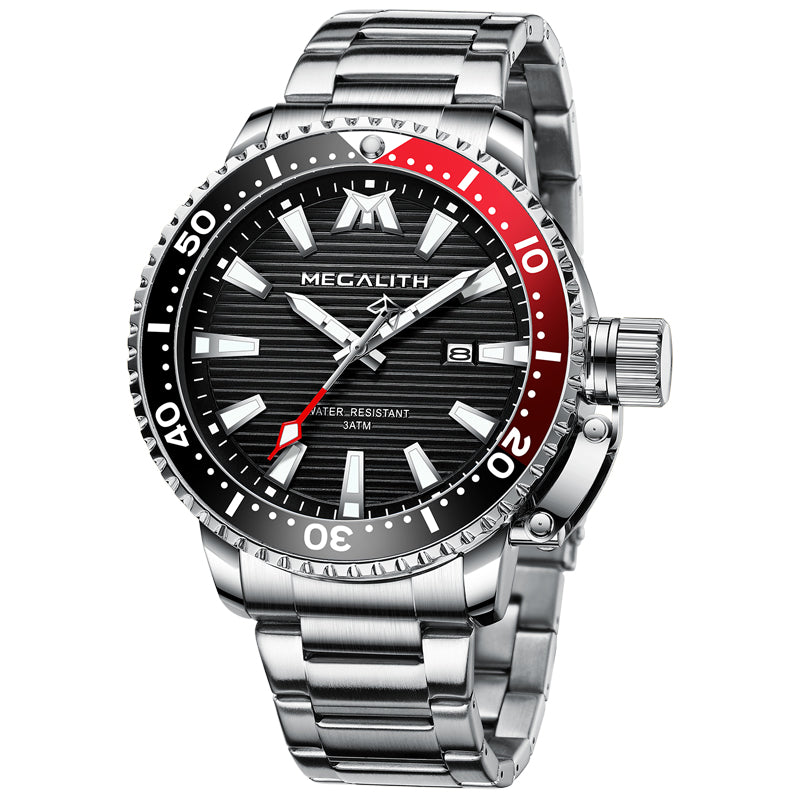 High quality multifunction luminous luxury mens waterproof watch