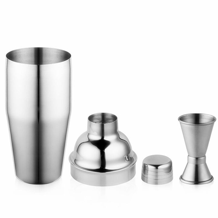 Cocktail shaker 550ml 750ml stainless steel wine martini boston mixer for bar