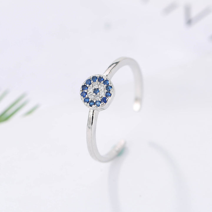 925 sterling silver zircon open rings for women fashion jewelry