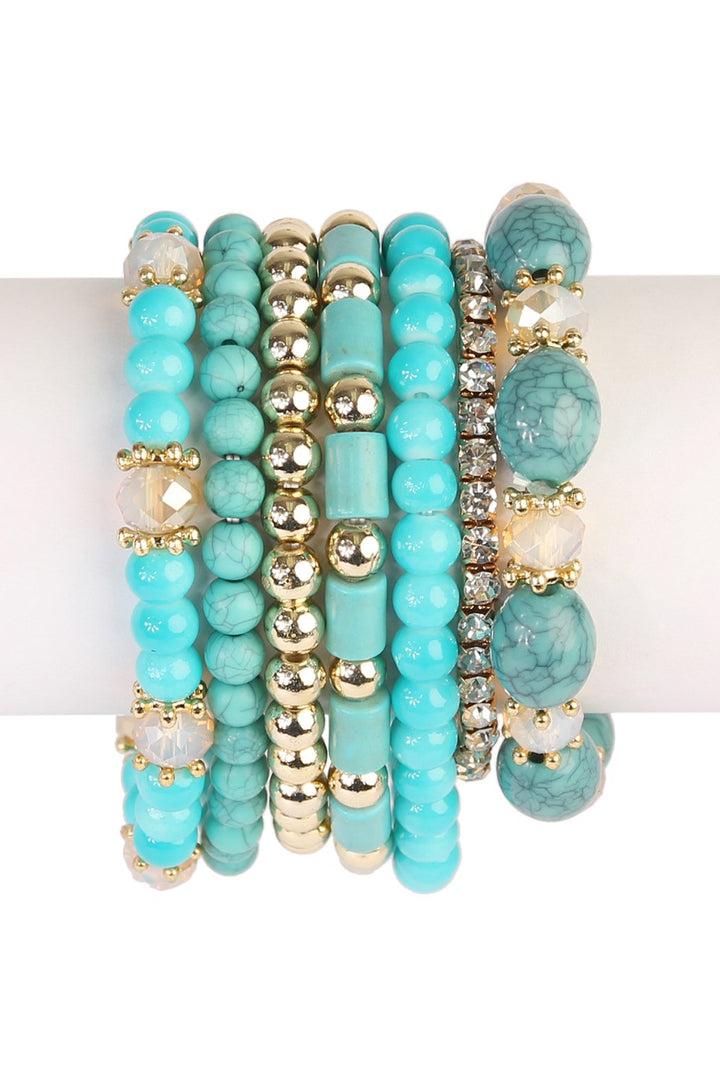 Multibead stackable bracelet