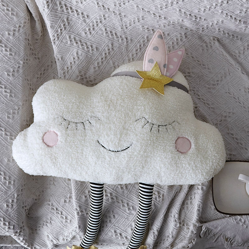 Cloud plush pillow stuffed cartoon soft cloud toy cushion