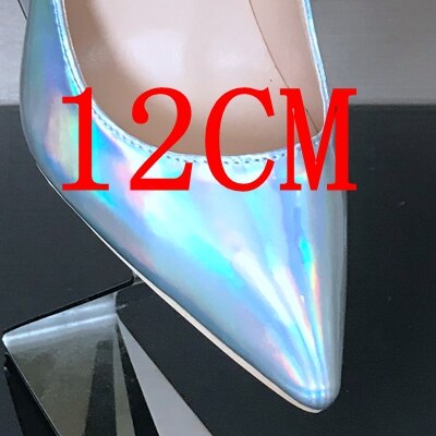 Women Patent Leather High Heel Shoes Lady Dress Pointed Toe High Heels Woman Platform Pumps Thin Heels Shoe Ladies Pump Boot