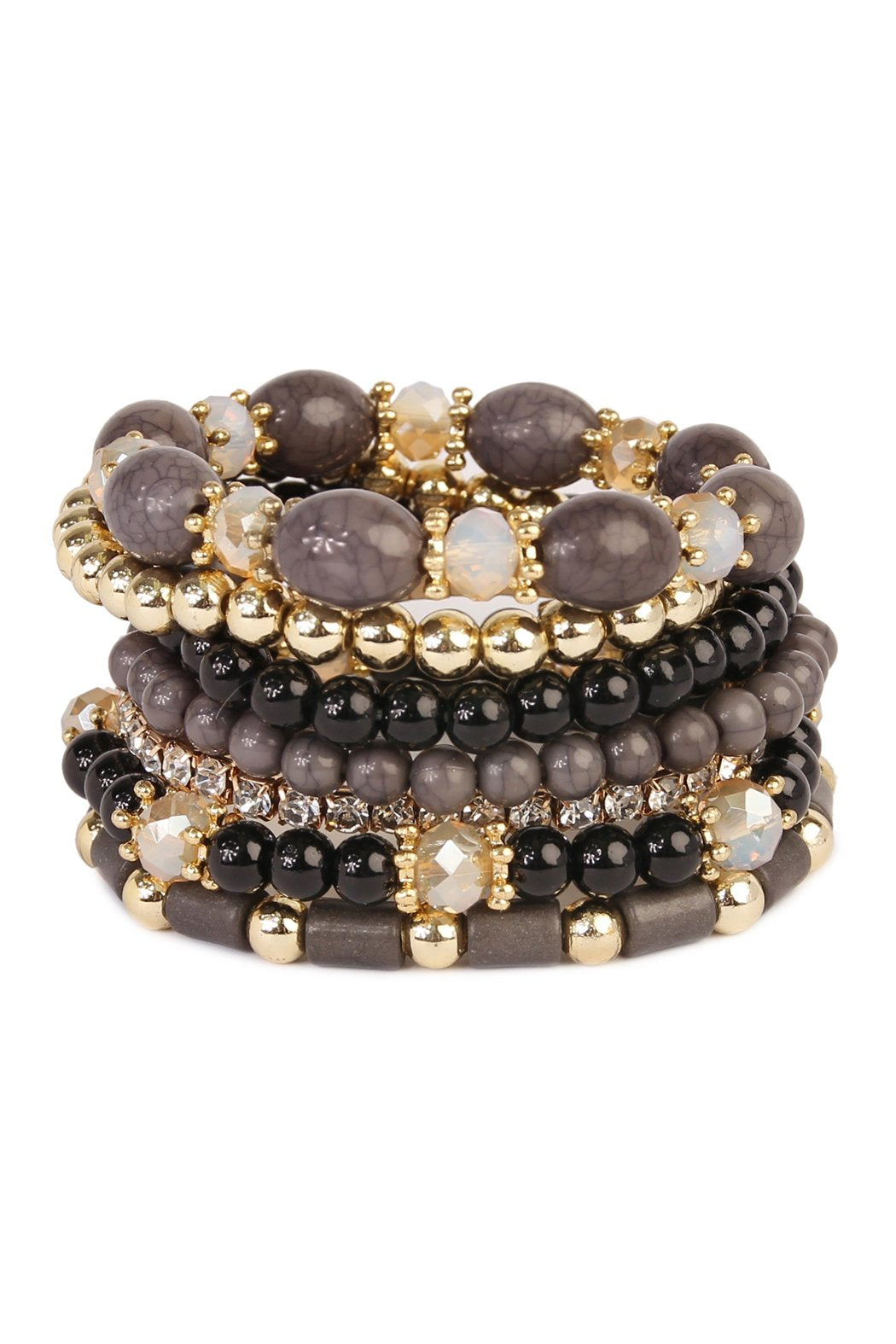 Multibead stackable bracelet