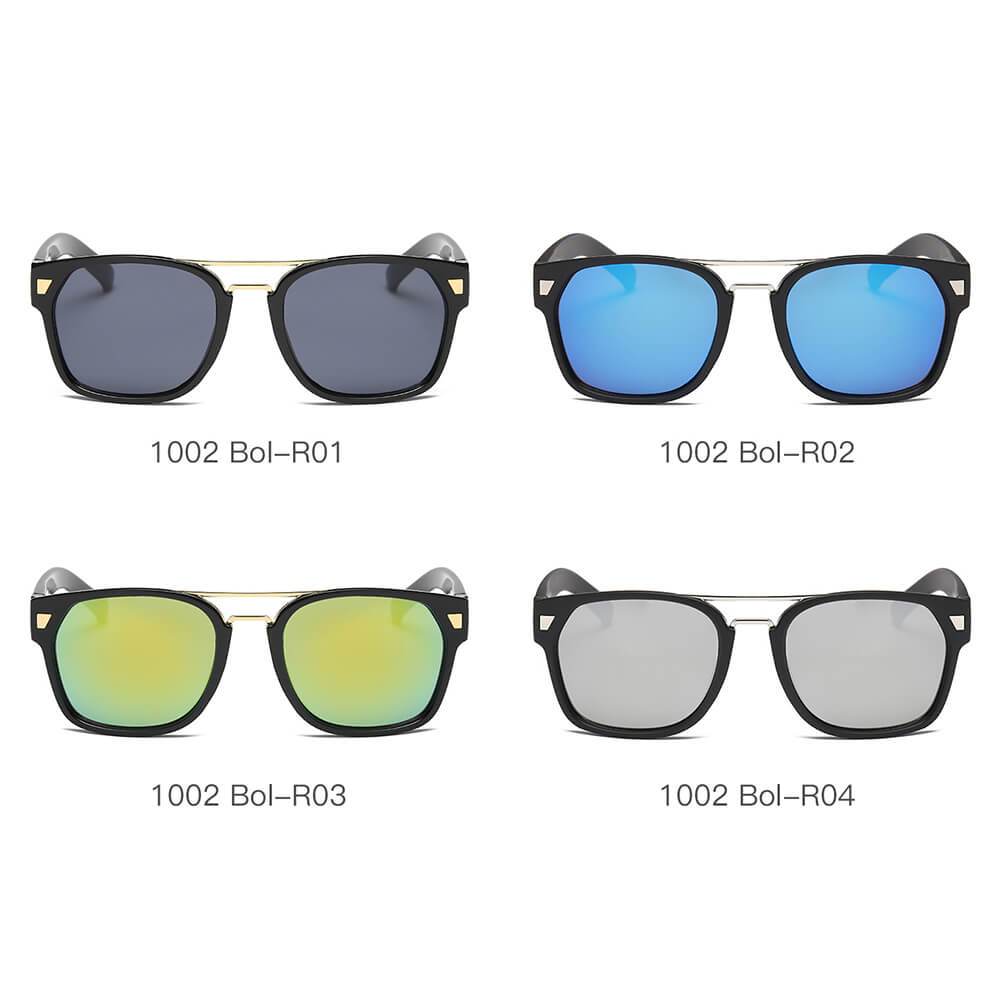 Classic retro square frame fashion sunglasses